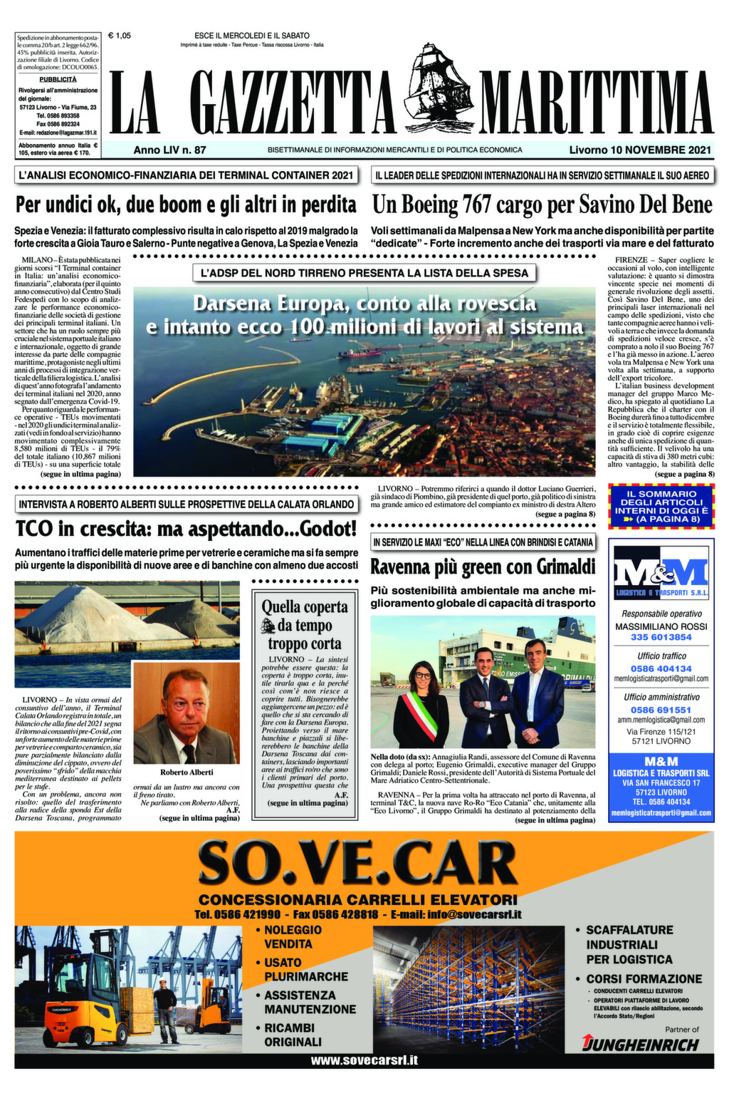 Giornale del 10-11-2021