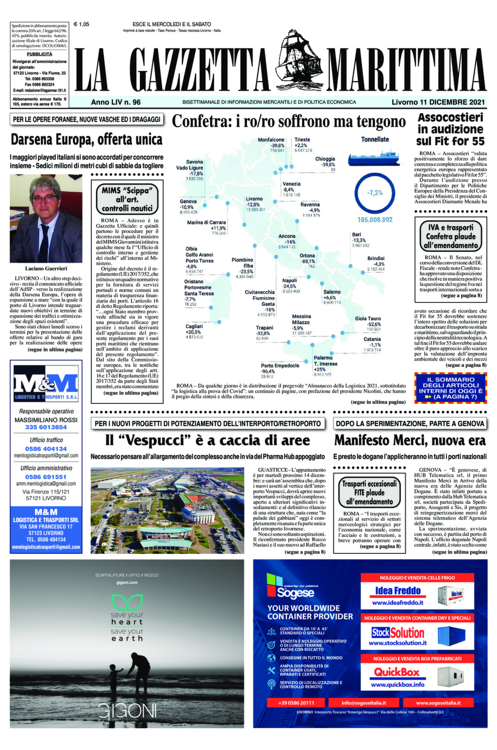 Giornale dell’11-12-2021