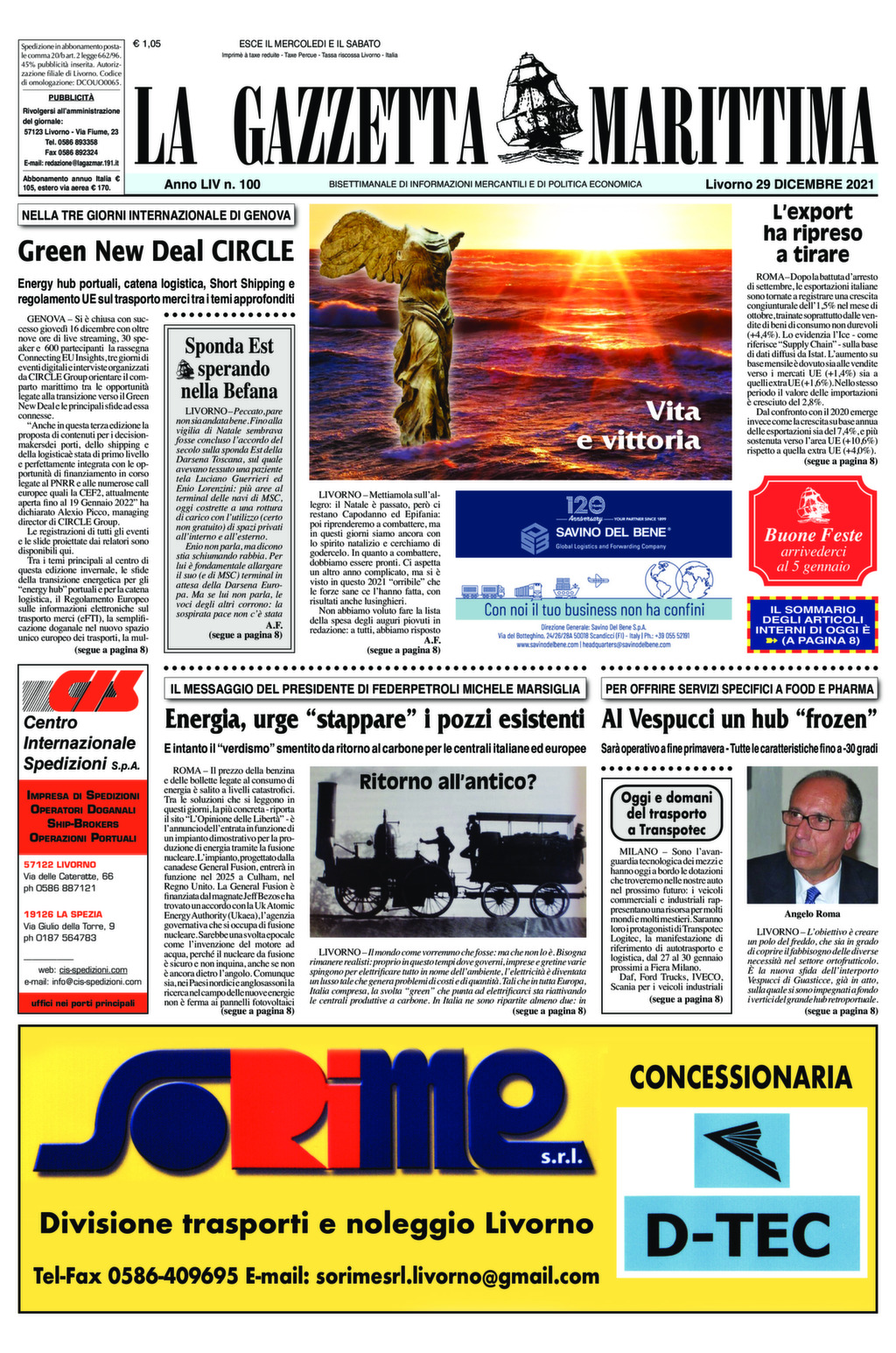 Giornale del 29-12-2021