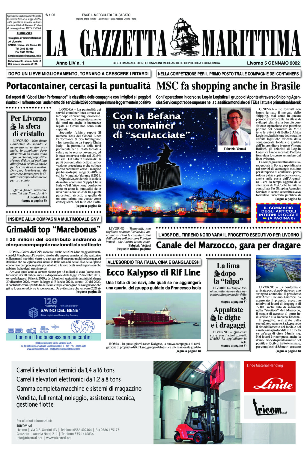 Giornale del 05-01-2022
