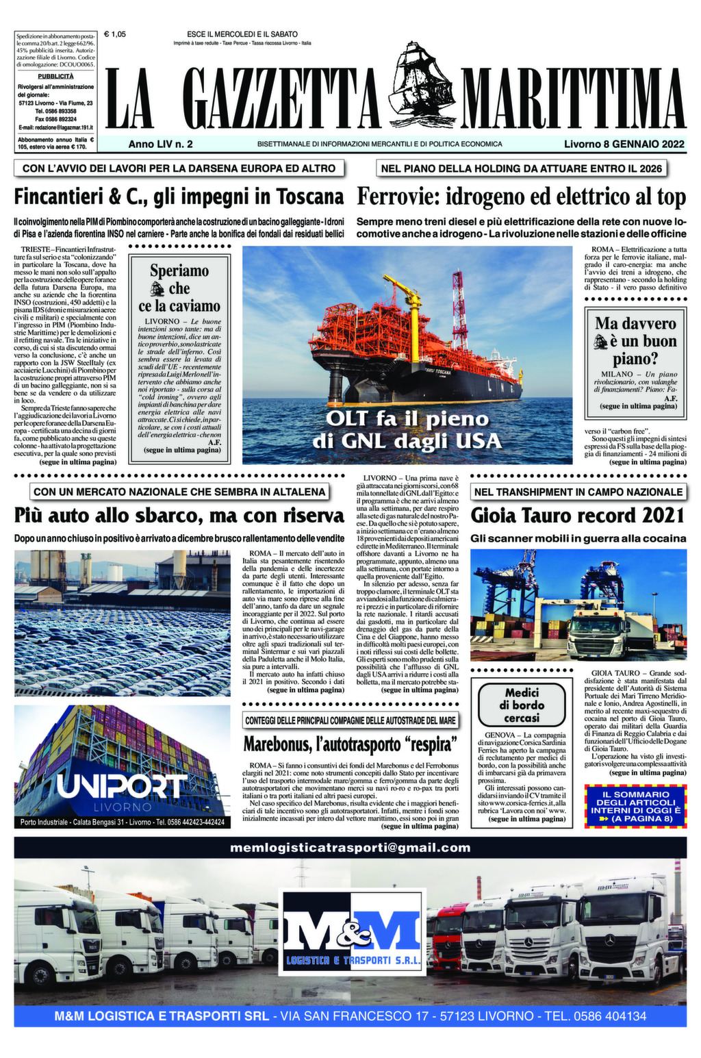 Giornale del 08-01-2022