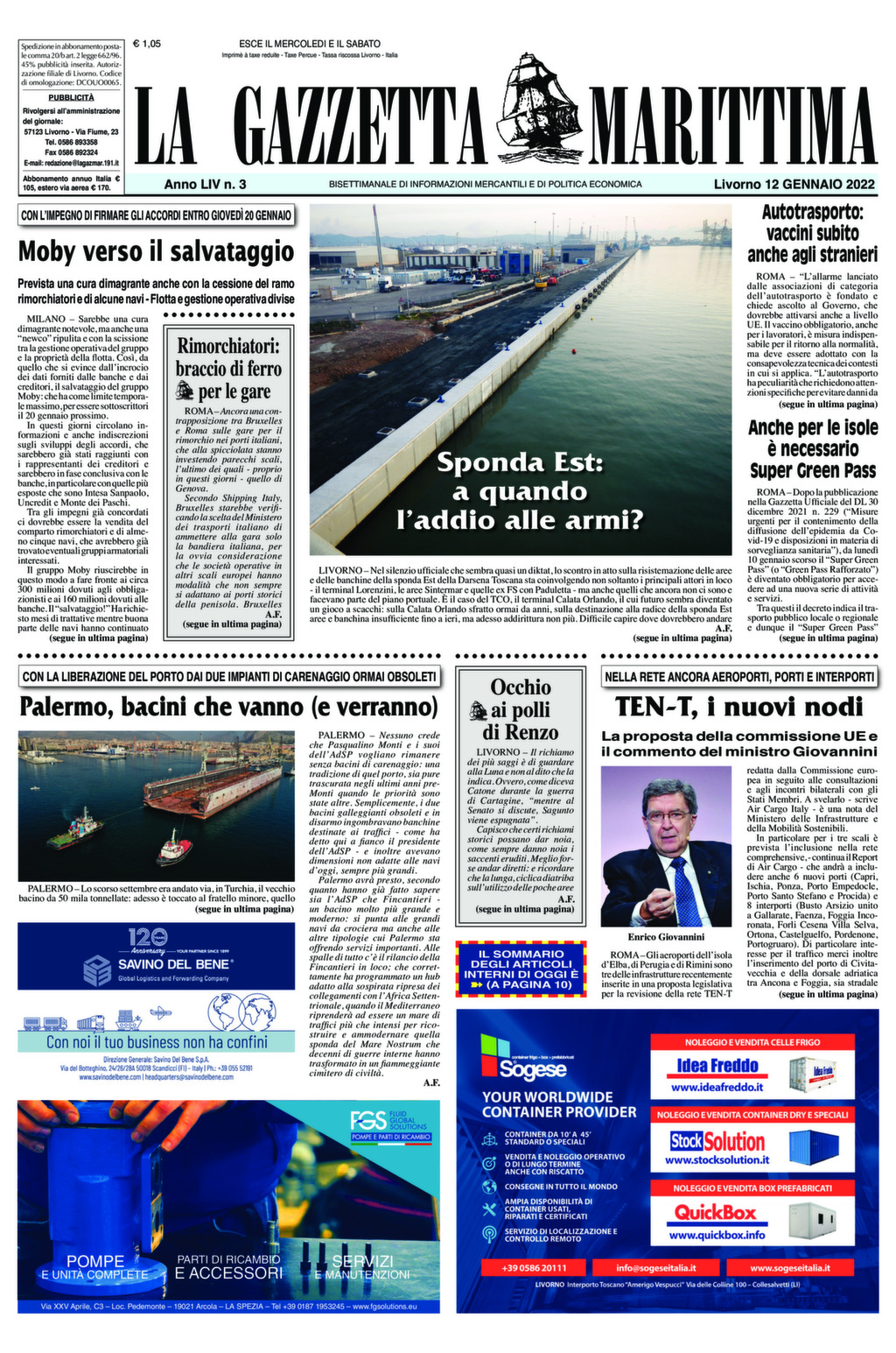 Giornale del 12-01-2022