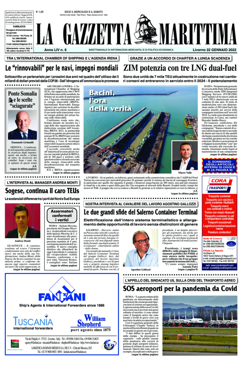 Giornale del 22-01-2022