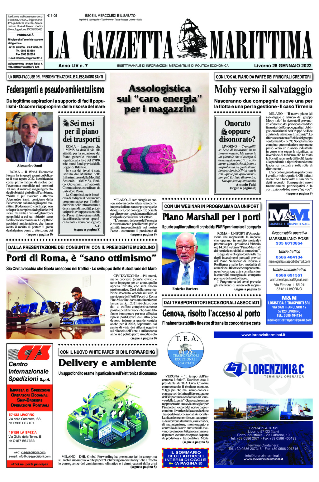 Giornale del 26-01-2022