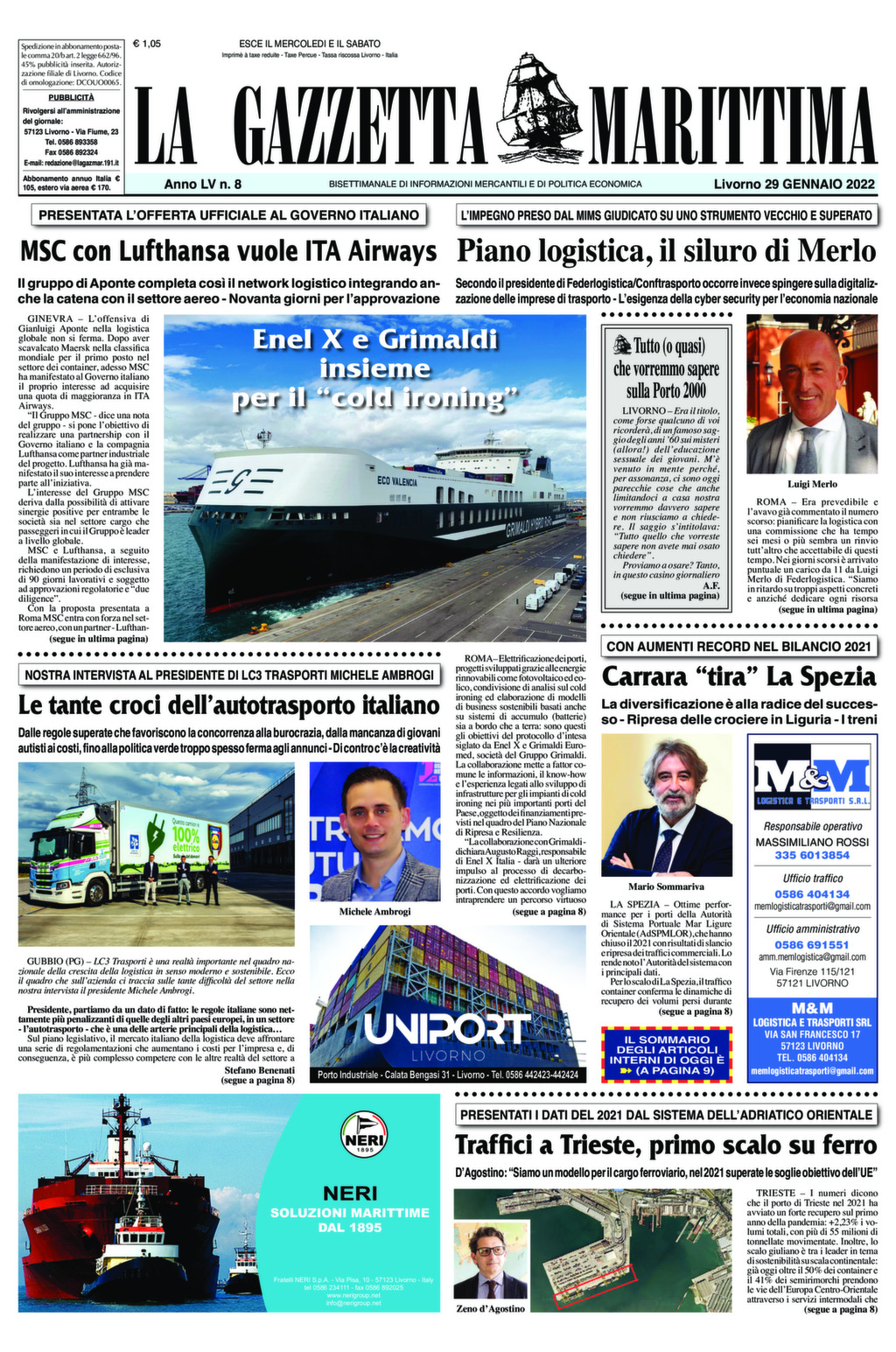 Giornale del 29-01-2022