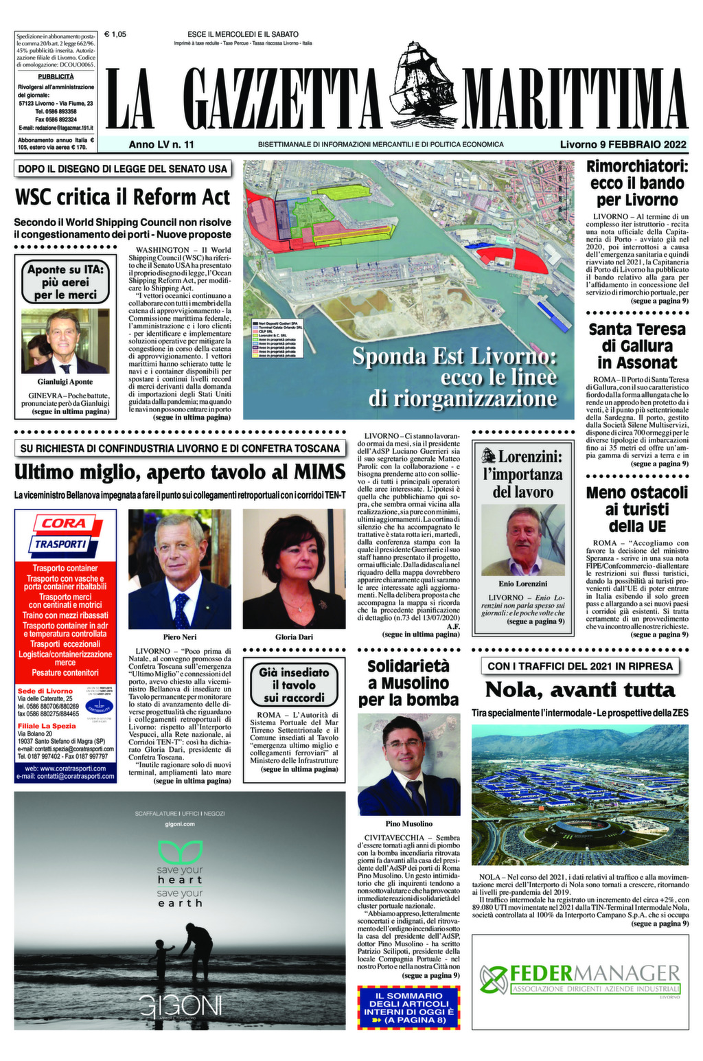 Giornale del 09-02-2022