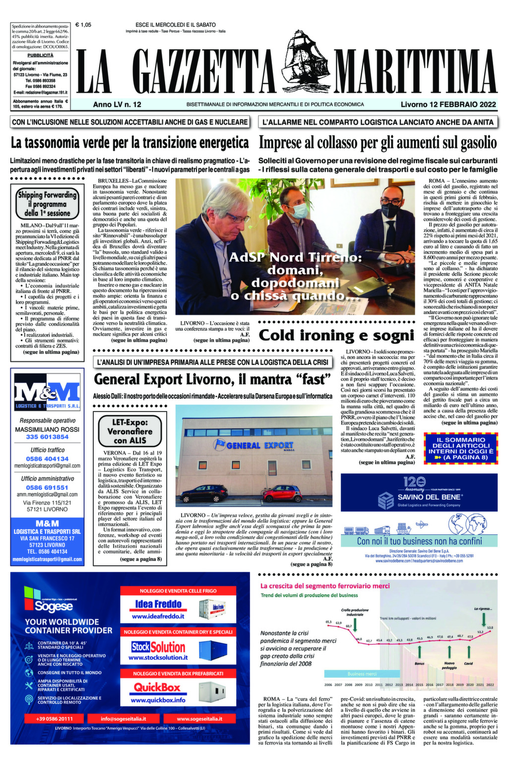 Giornale del 12-02-2022