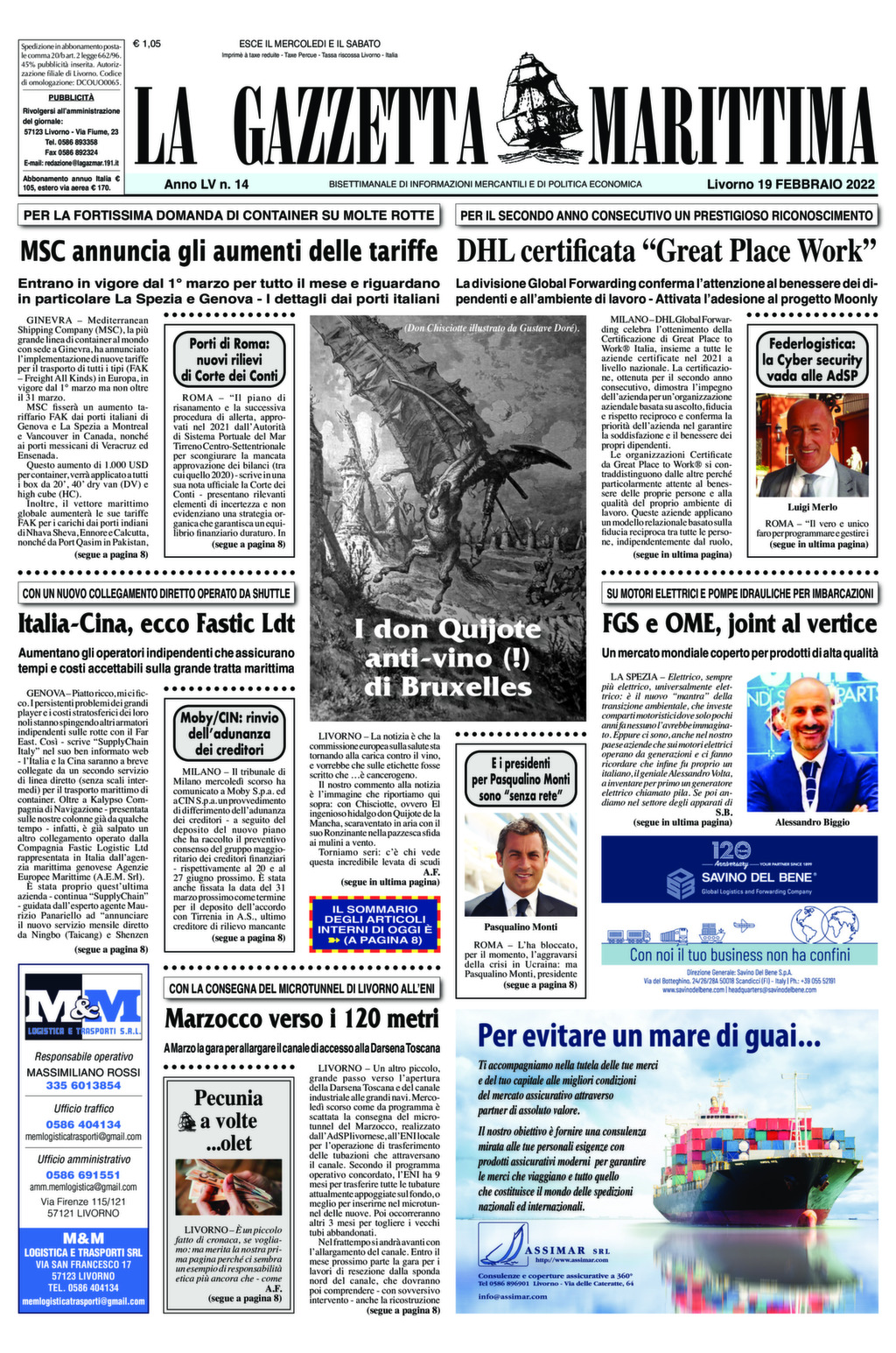 Giornale del 19-02-2022