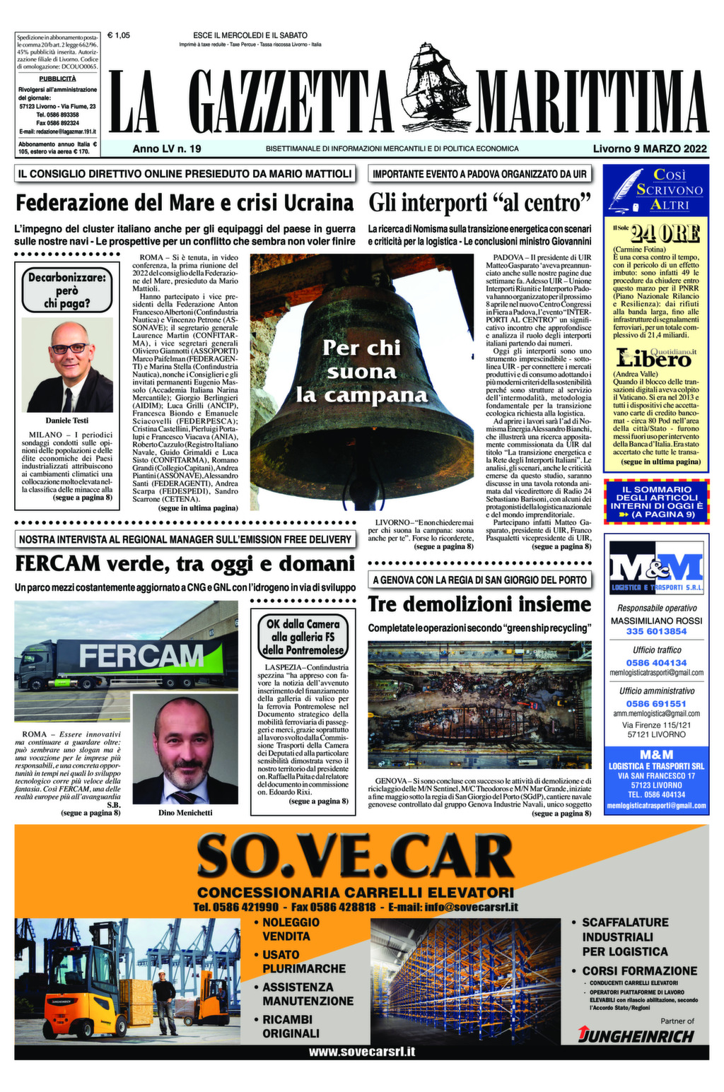 Giornale del 09-03-2022