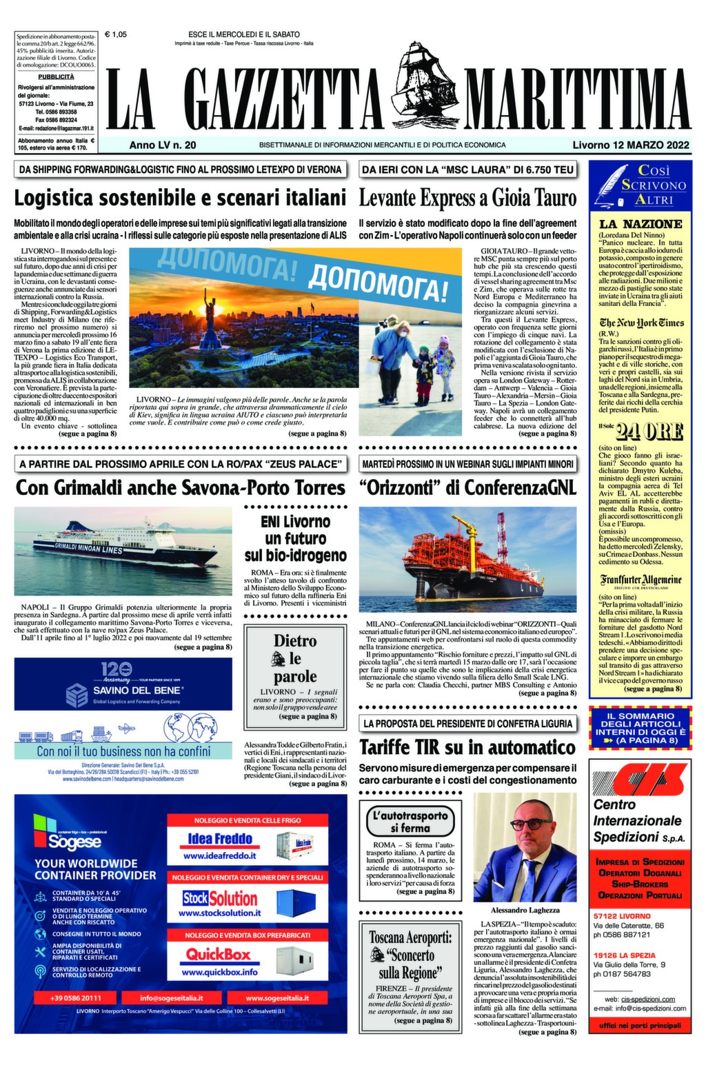 Giornale del 12-03-2022