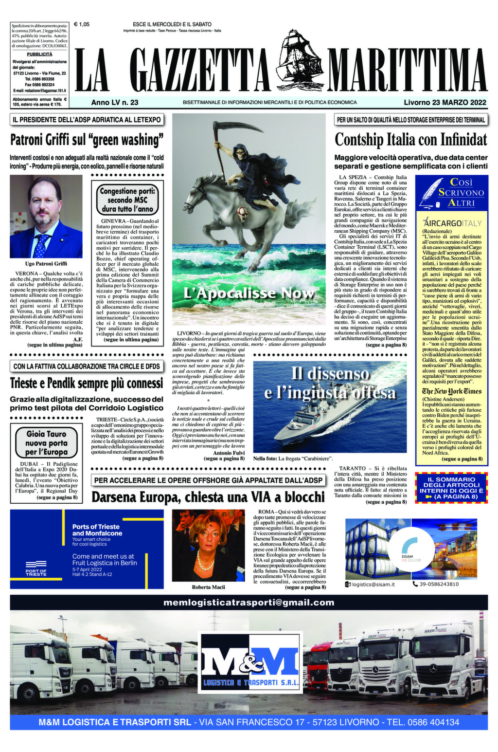 Giornale del 23-03-2022