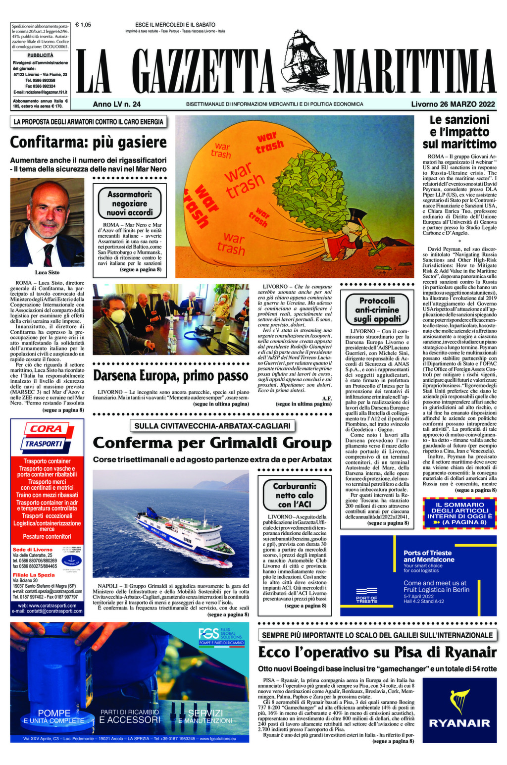 Giornale del 26-03-2022
