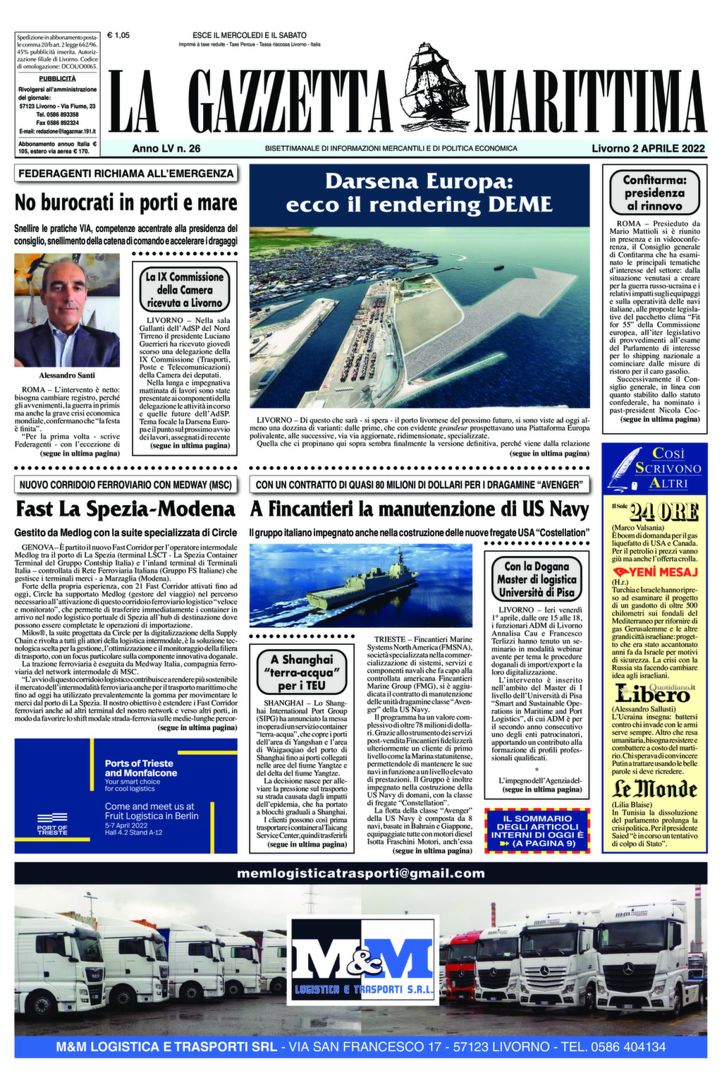 Giornale del 02-04-2022