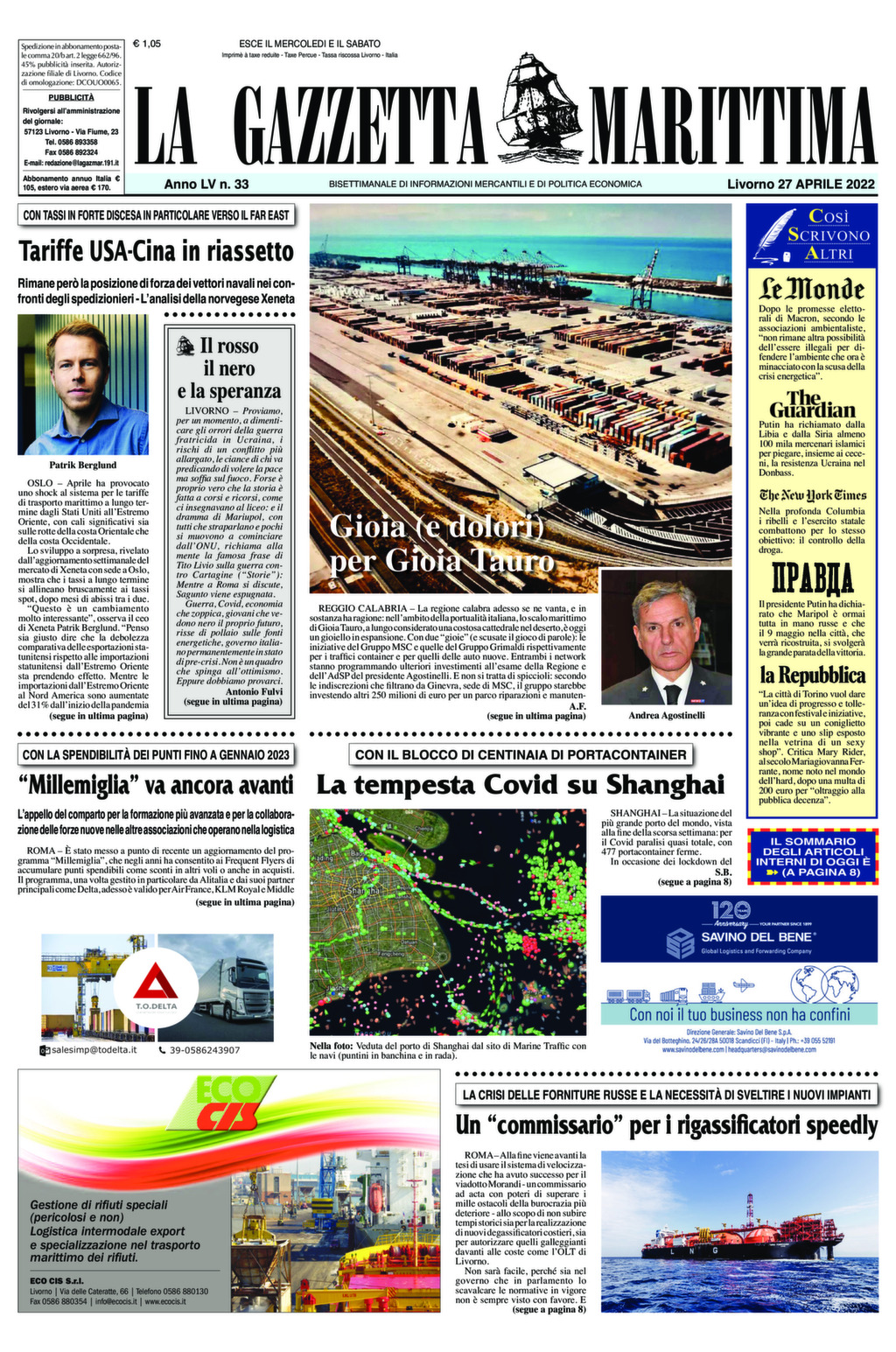 Giornale del 27-04-2022