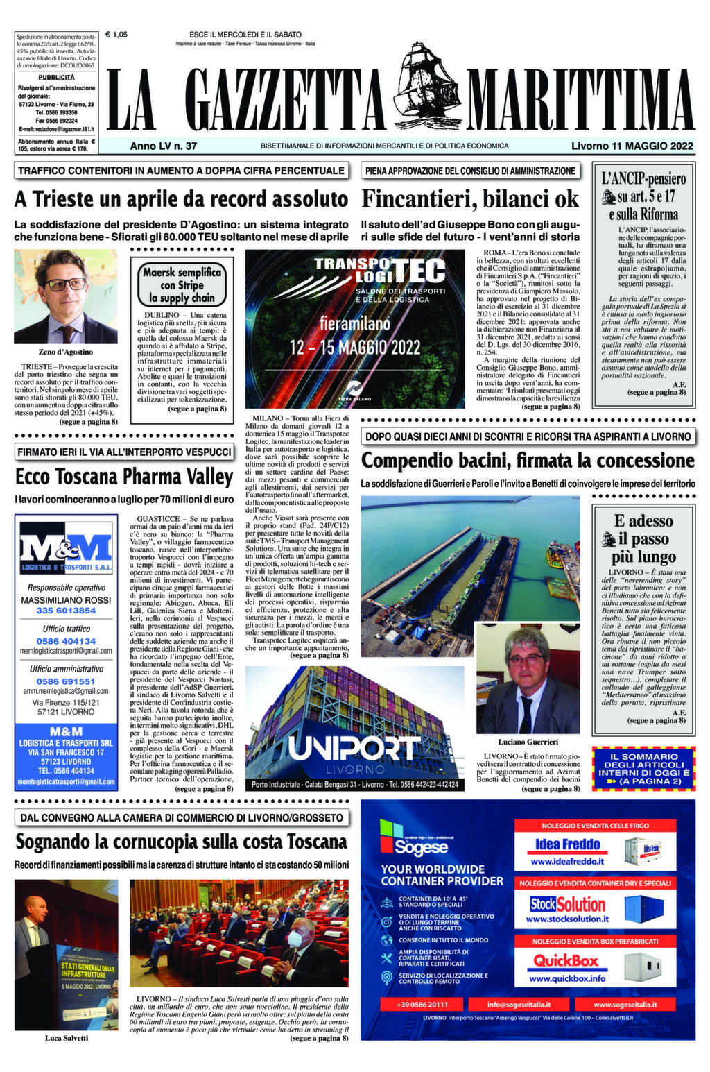 Giornale dell’11-05-2022