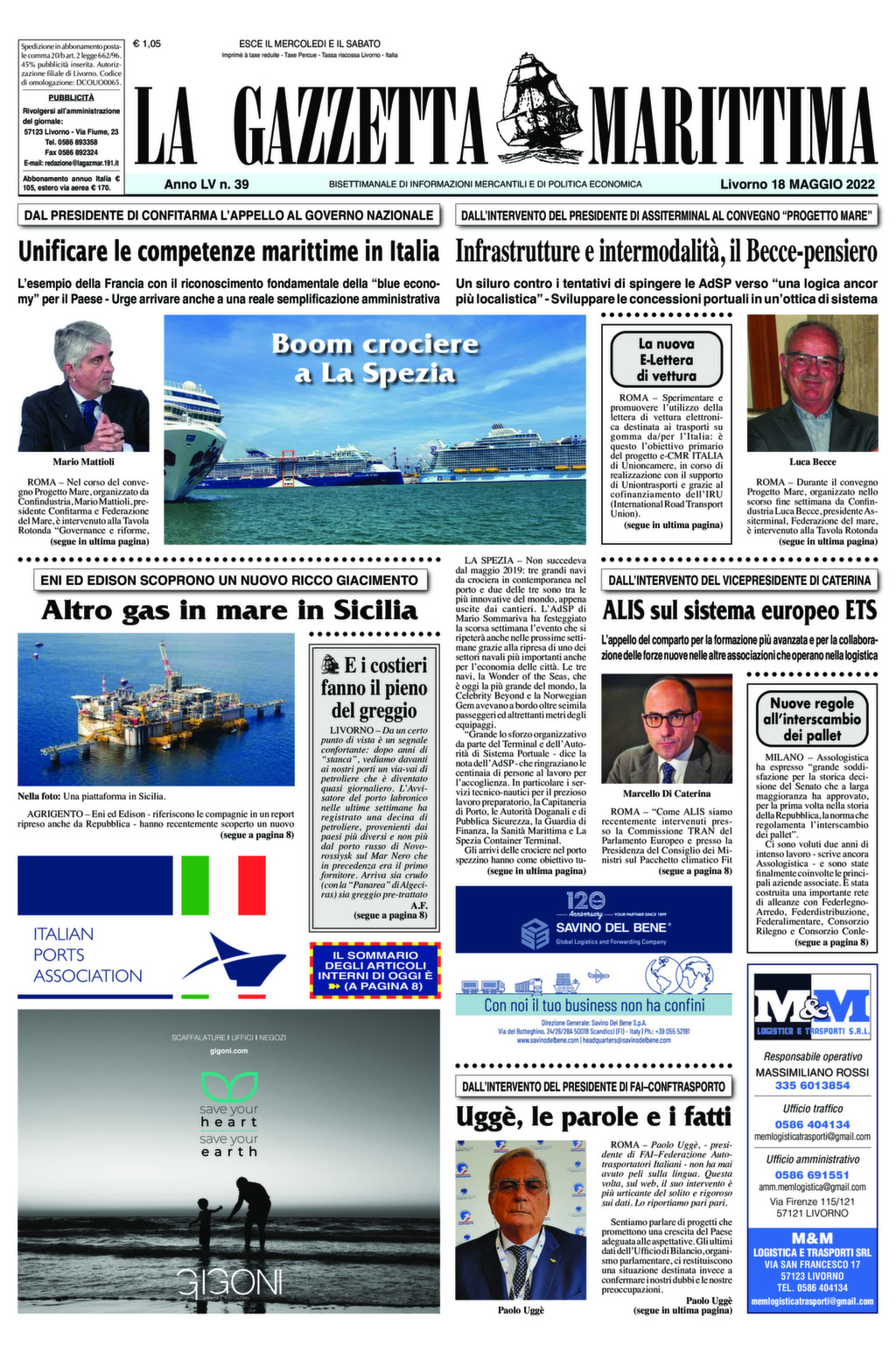 Giornale del 18-05-2022