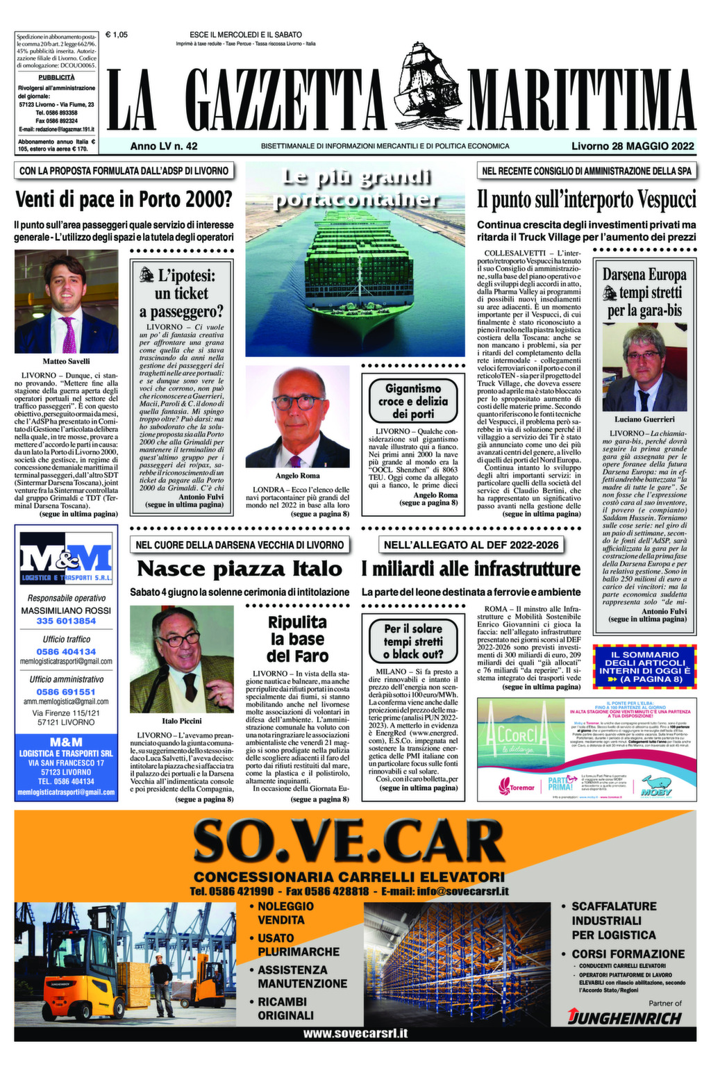 Giornale del 28-05-2022