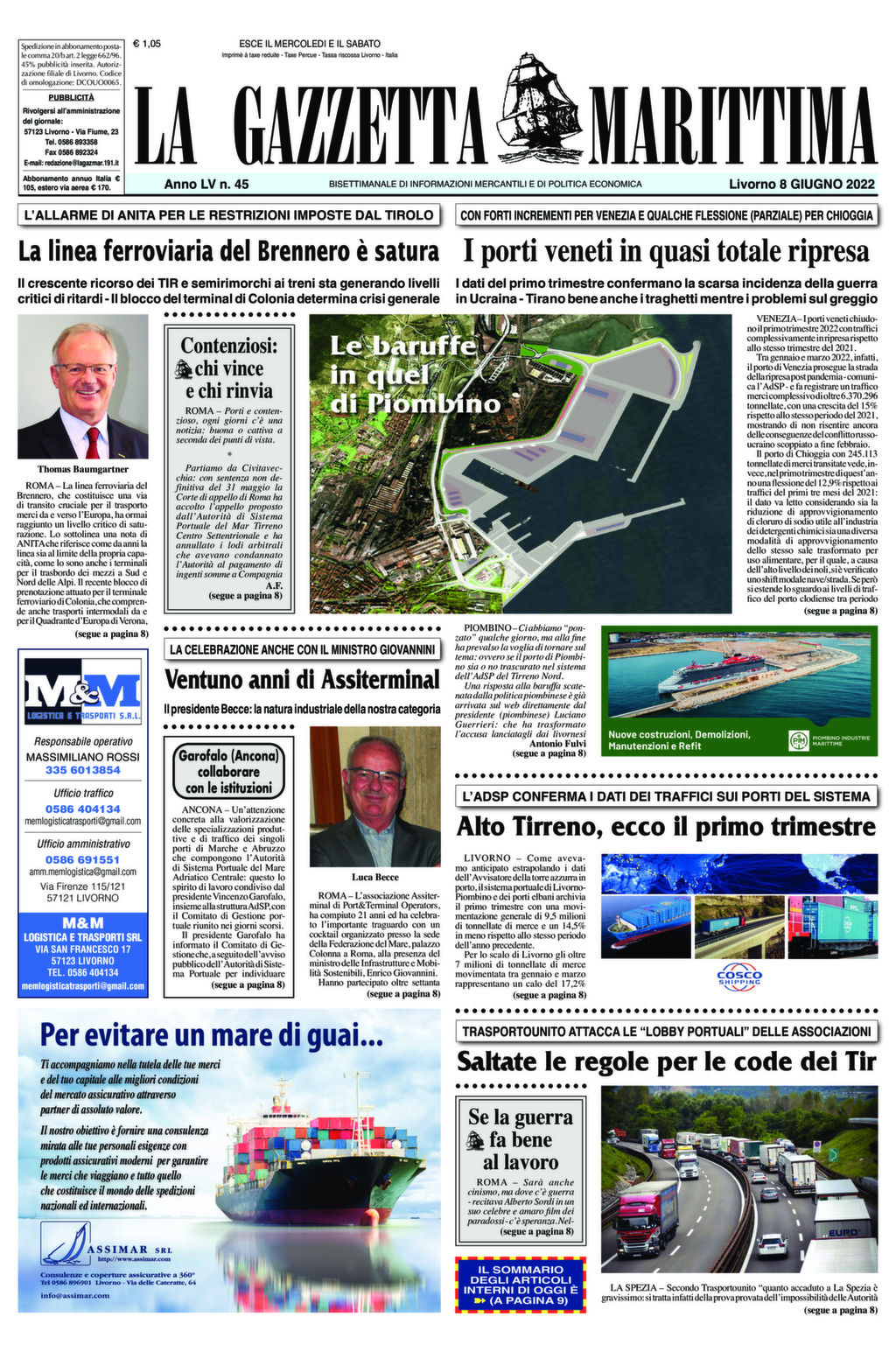 Giornale del 08-06-2022