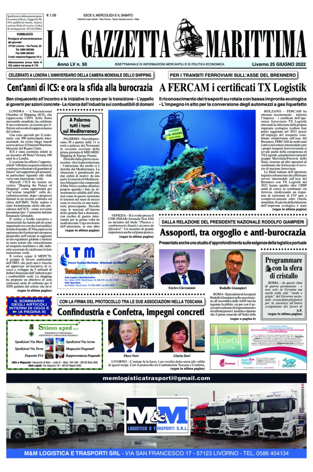 Giornale del 25-06-2022