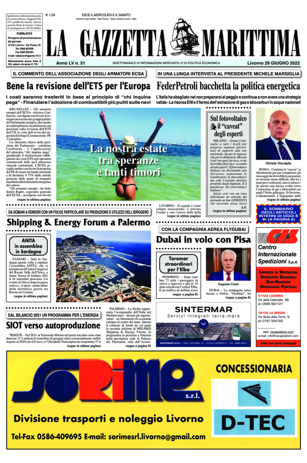 Giornale del 29-06-2022