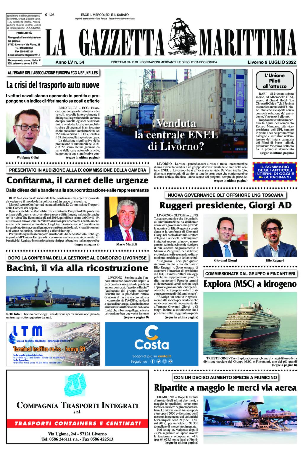 Giornale del 09-07-2022