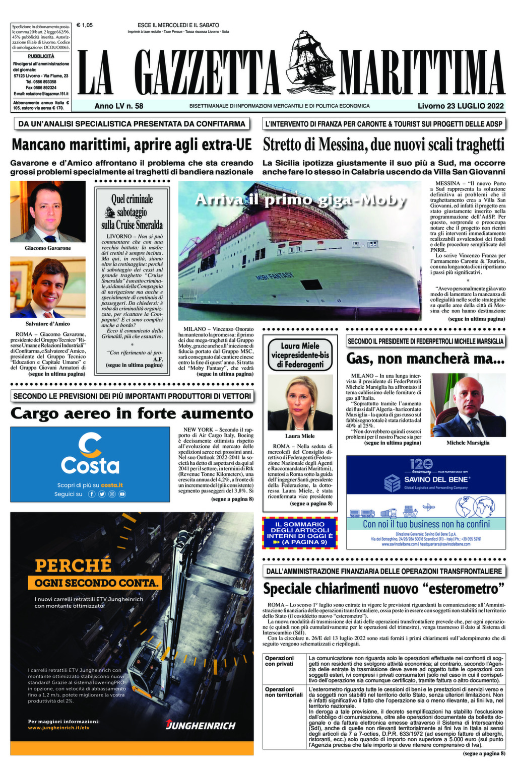 Giornale del 23-07-2022