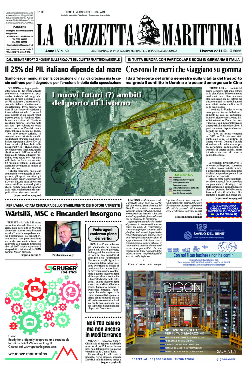 Giornale del 27-07-2022