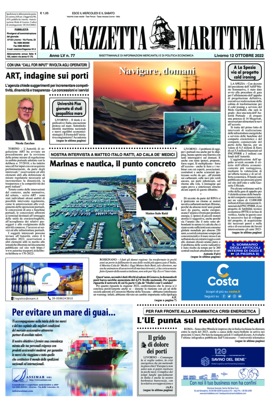 Giornale del 12-10-2022