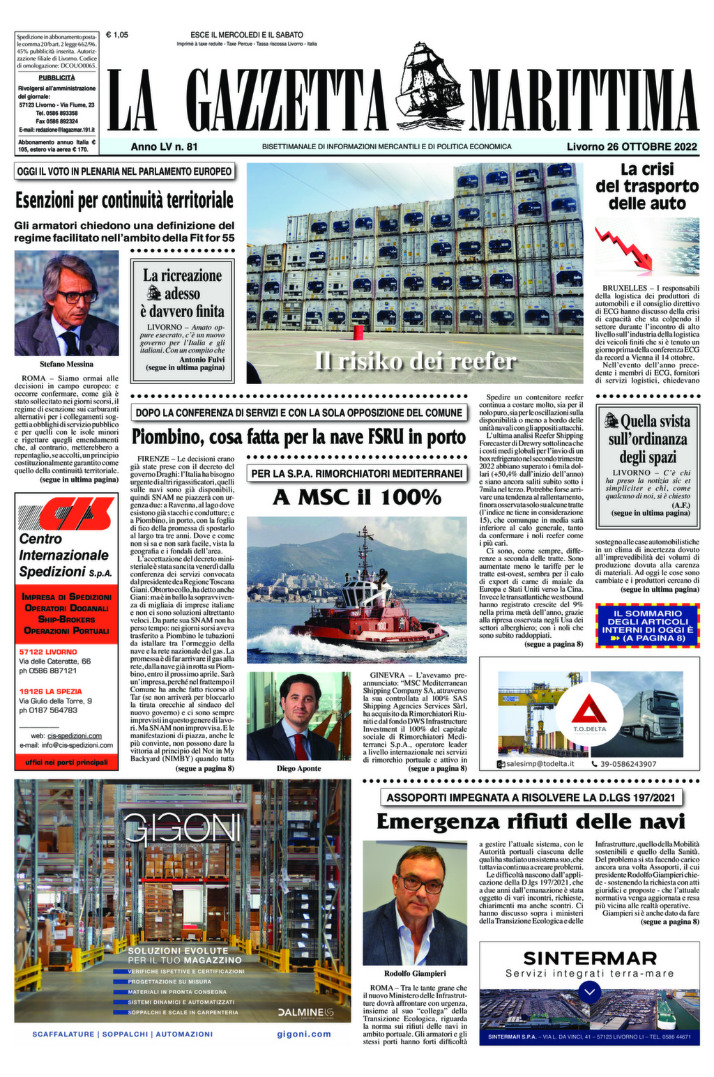 Giornale del 26-10-2022