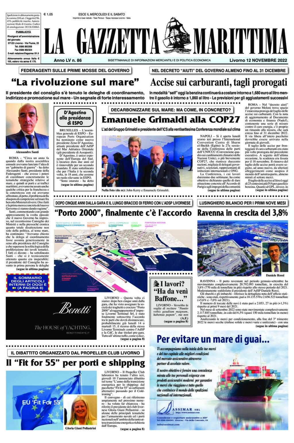Giornale del 12-11-2022