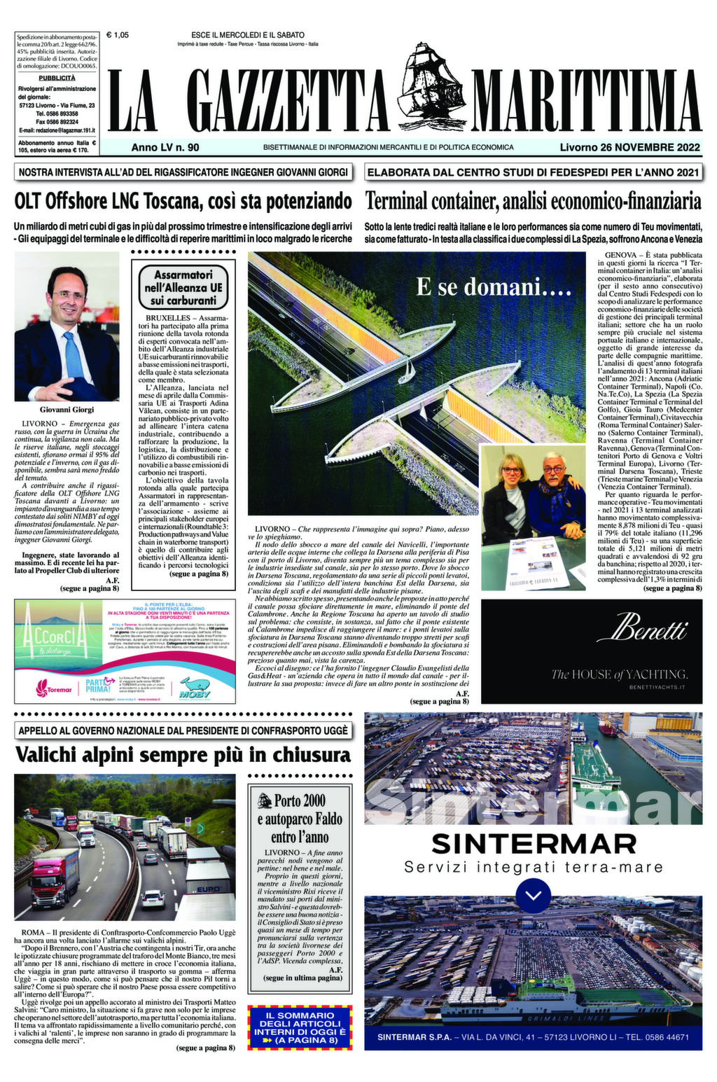 Giornale del 26-11-2022