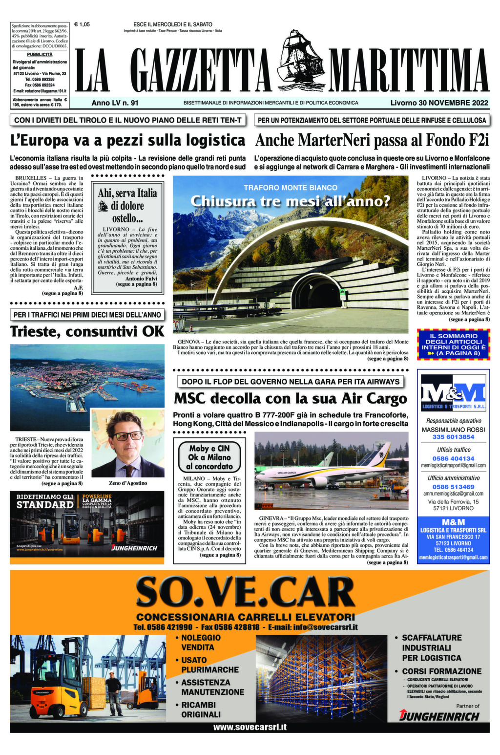 Giornale del 30-11-2022