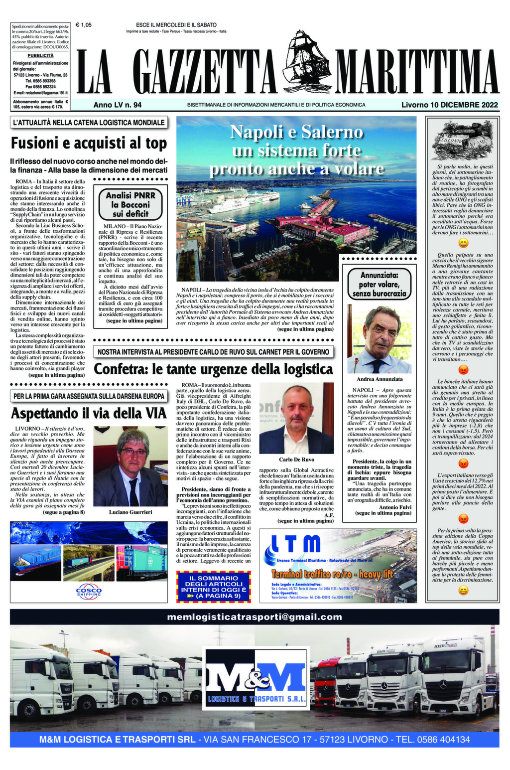 Giornale del 10-12-2022