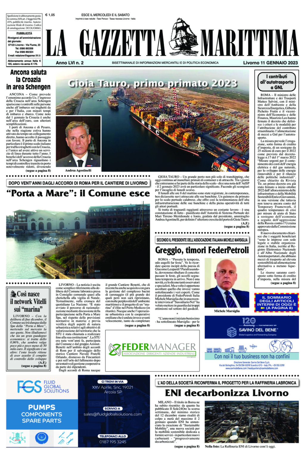 Giornale del 11-01-2023