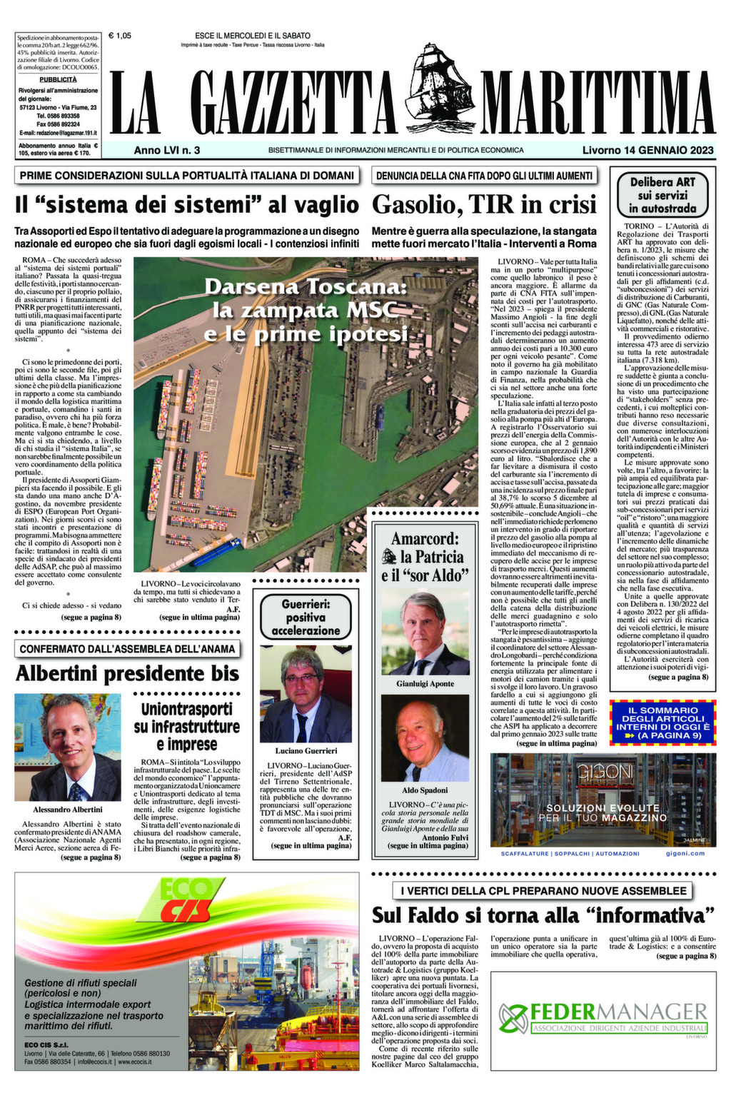 Giornale del 11-01-2023