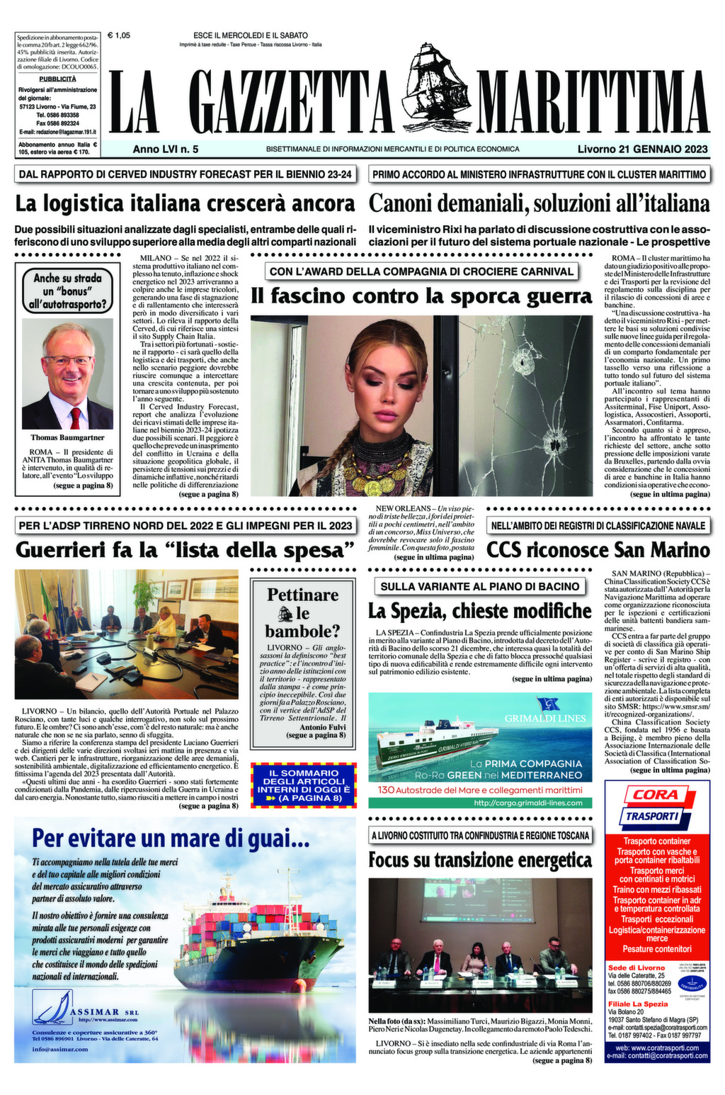 Giornale del 21-01-2023