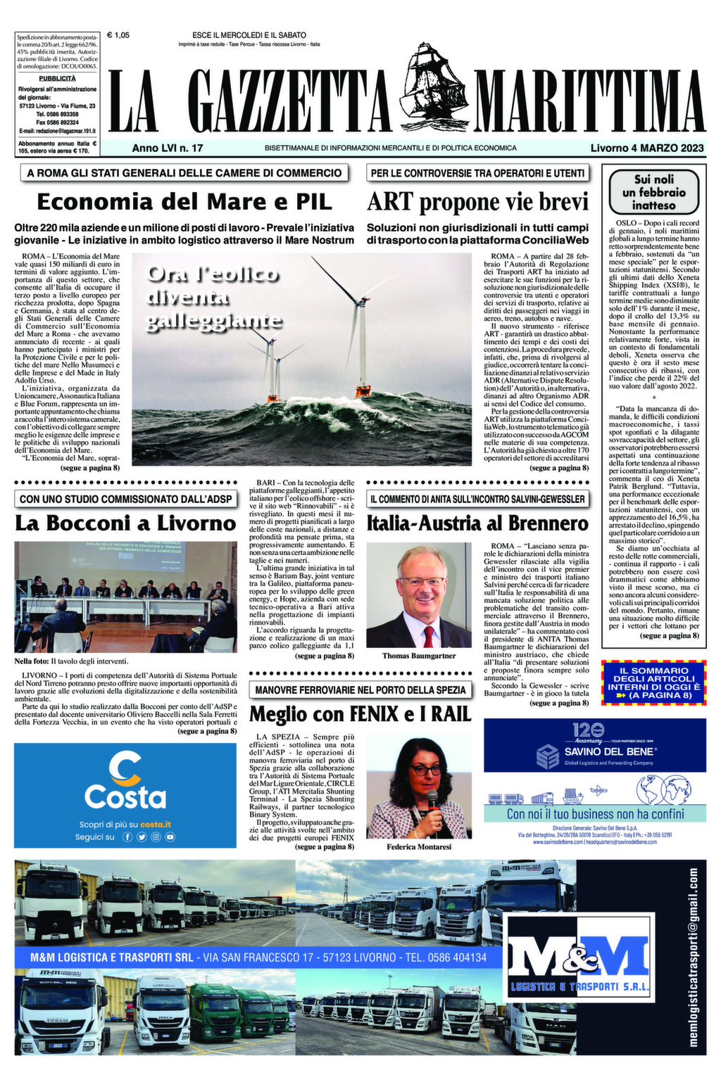Giornale del 04-03-2023