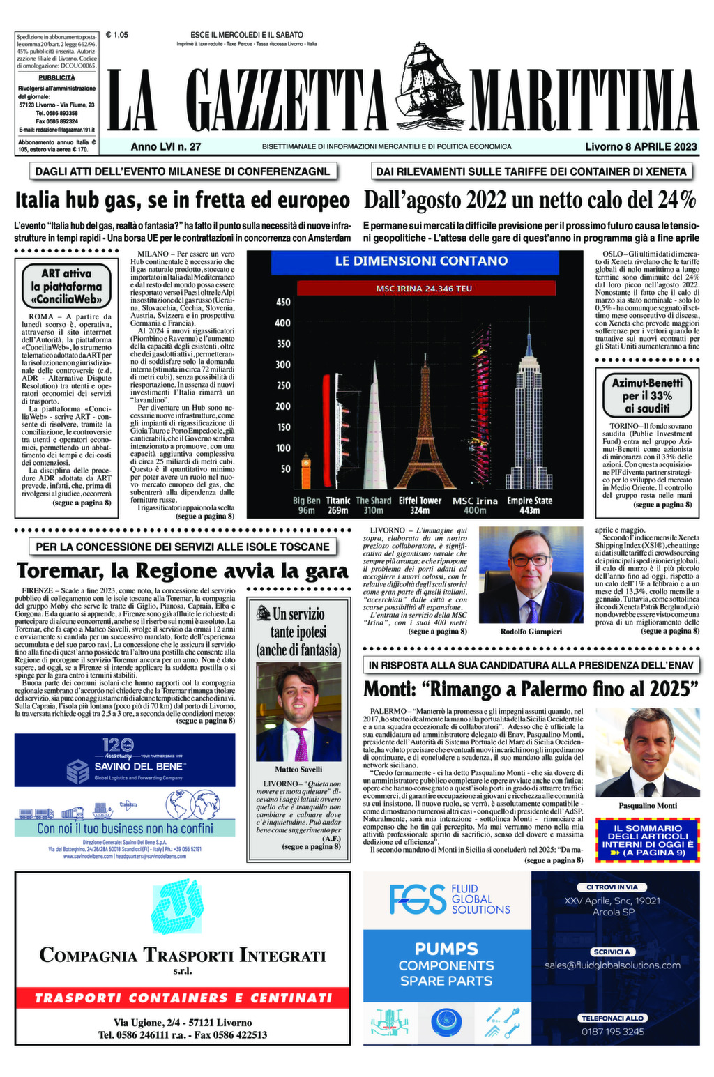 Giornale del 08-04-2023