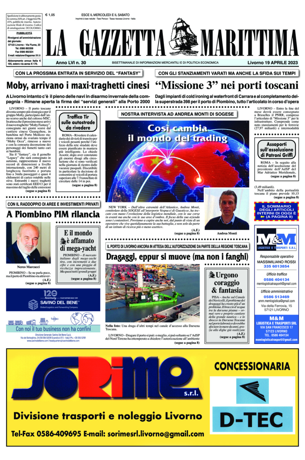 Giornale del 19-04-2023