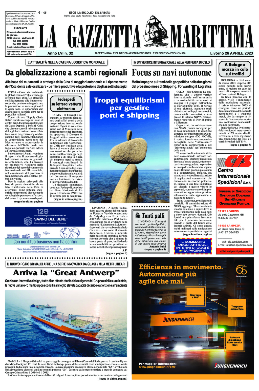 Giornale del 26-04-2023