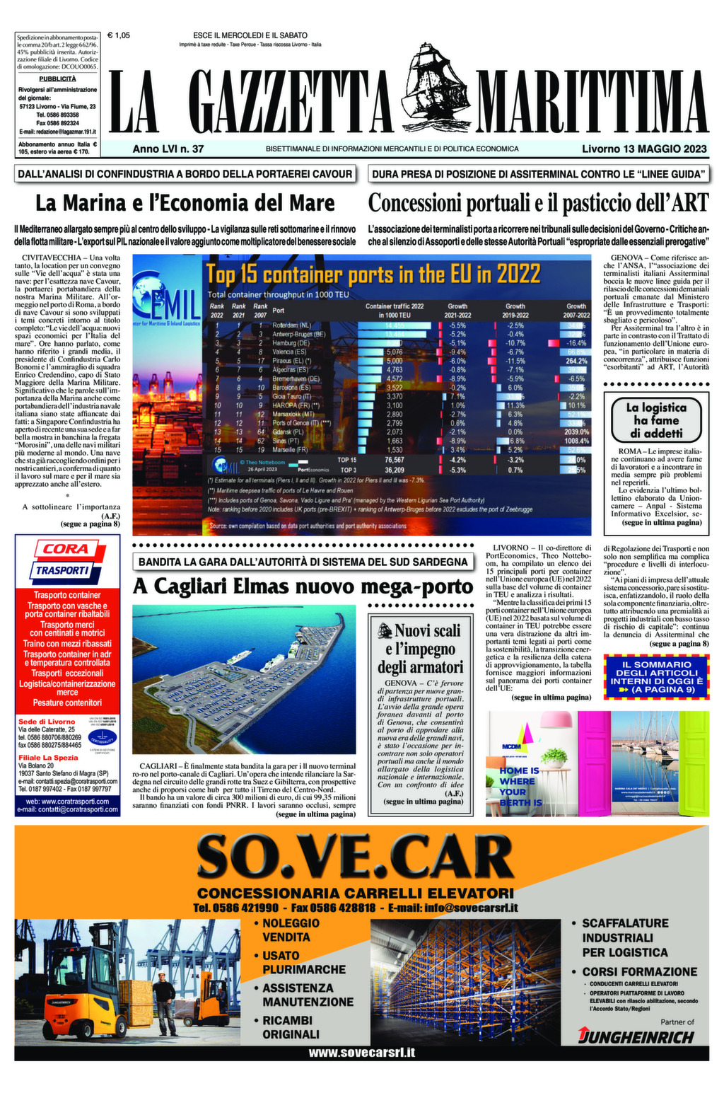 Giornale del 13-05-2023