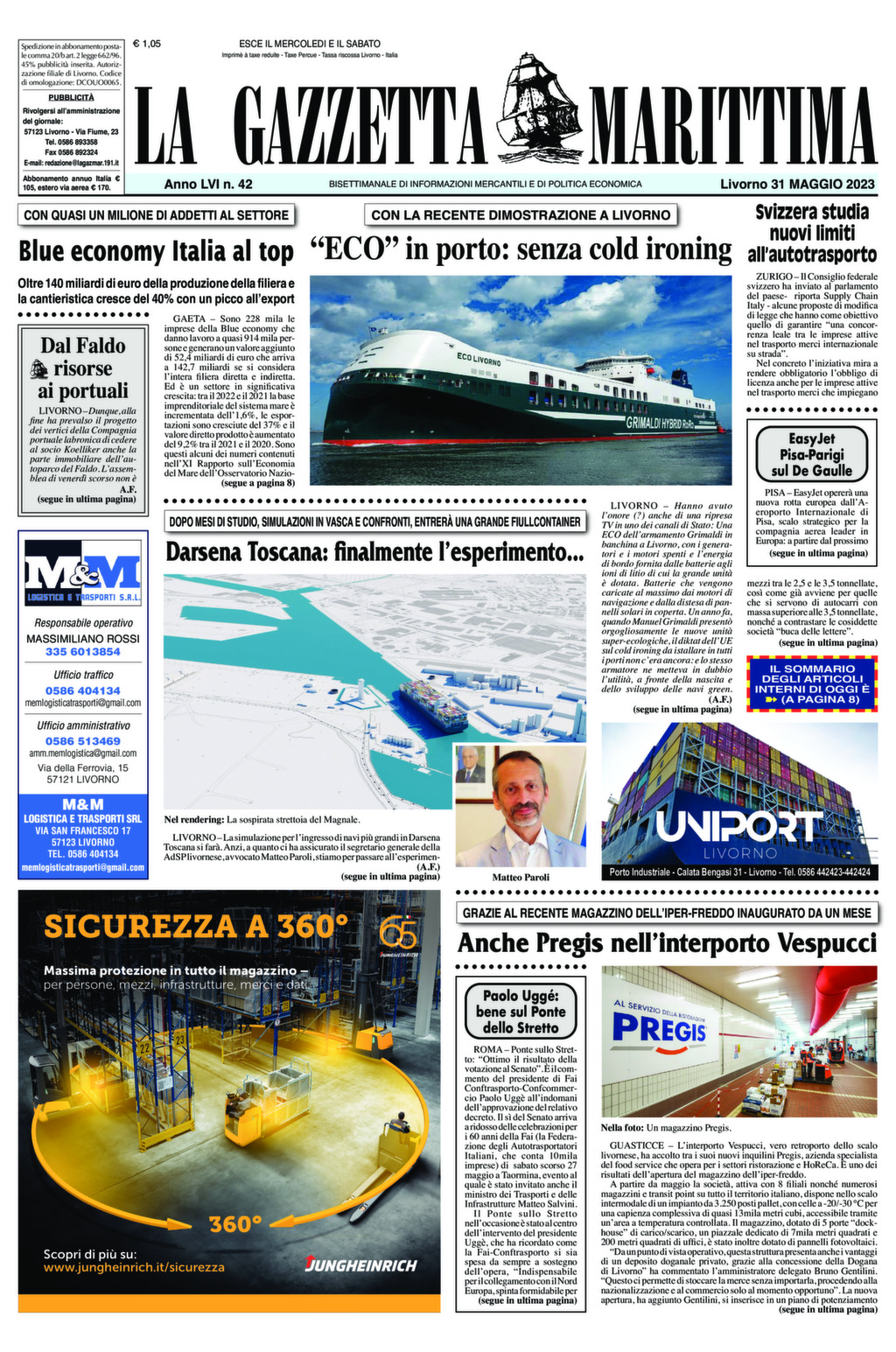 Giornale del 31-05-2023