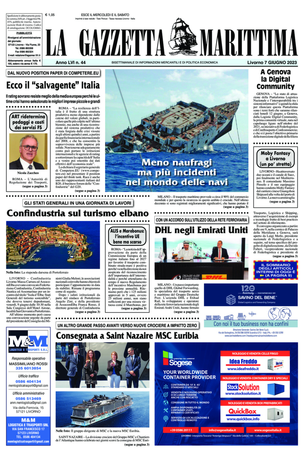 Giornale del 07-06-2023