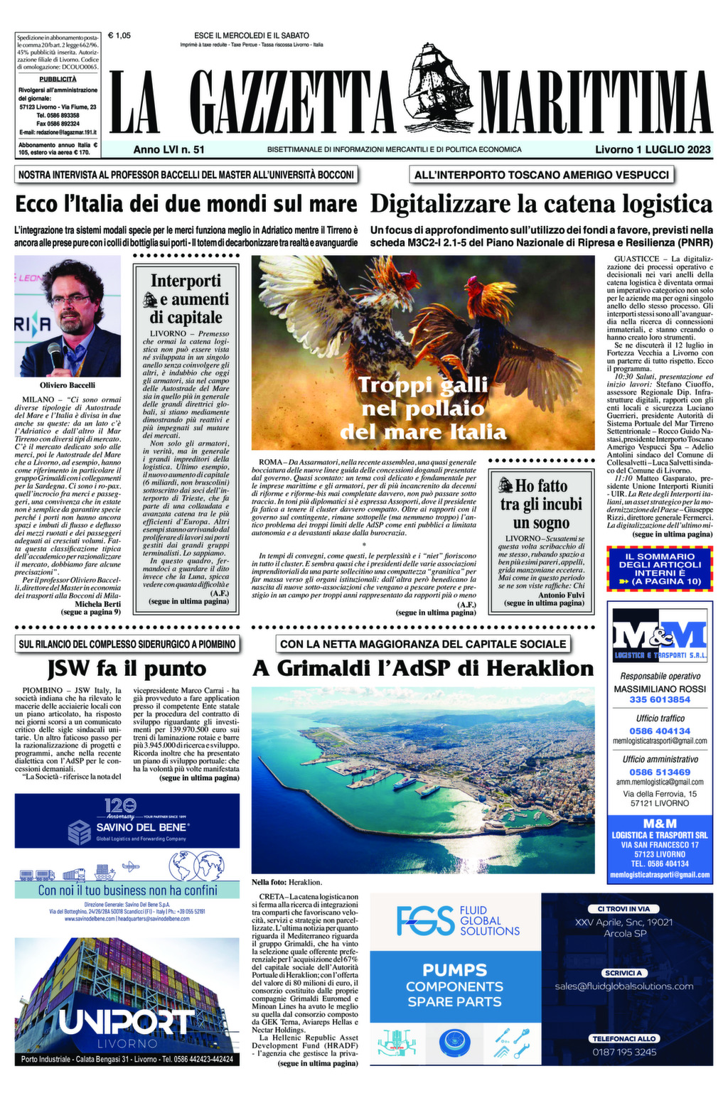 Giornale del 01-07-2023