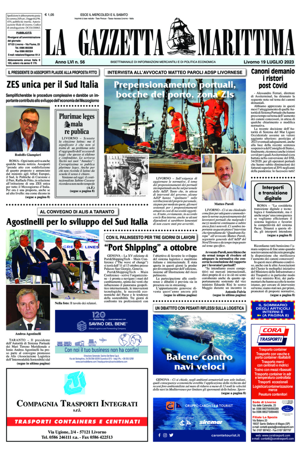 Giornale del 19-07-2023