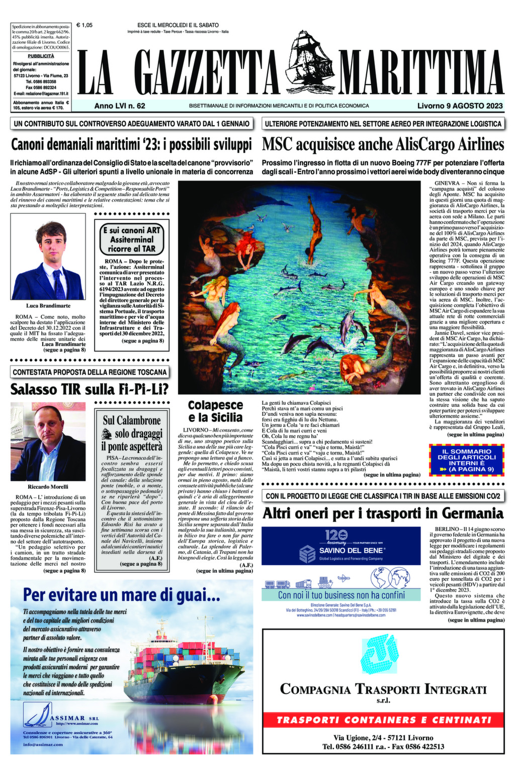 Giornale del 09-08-2023