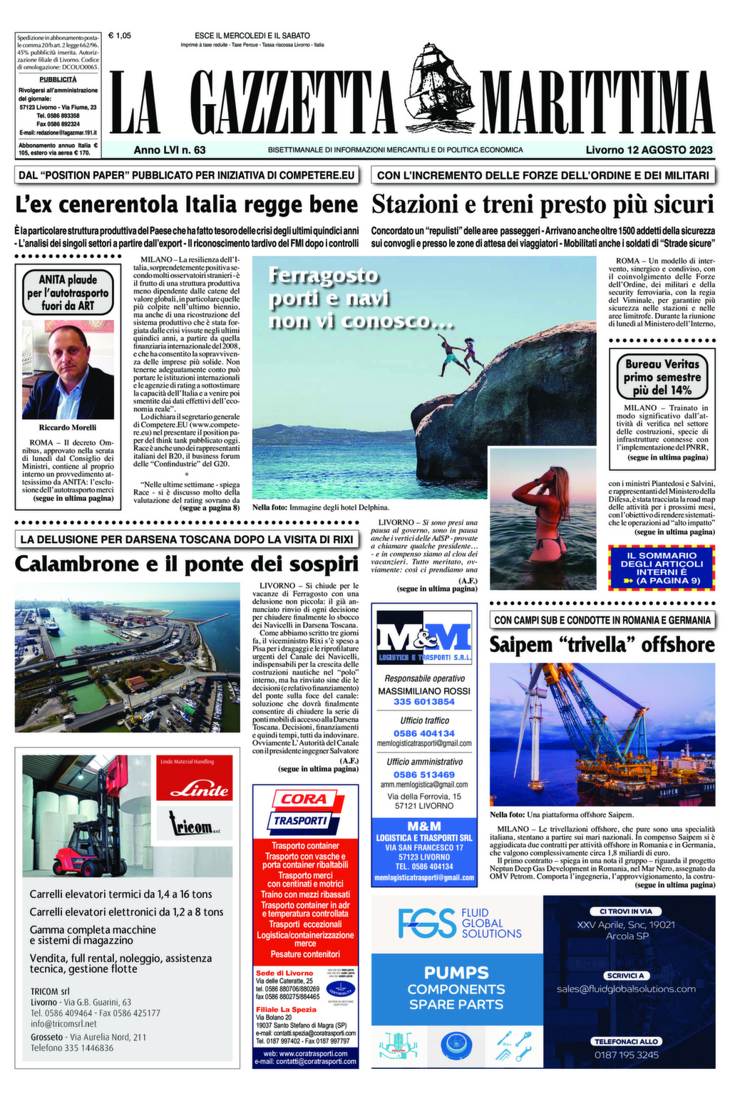Giornale del 12-08-2023