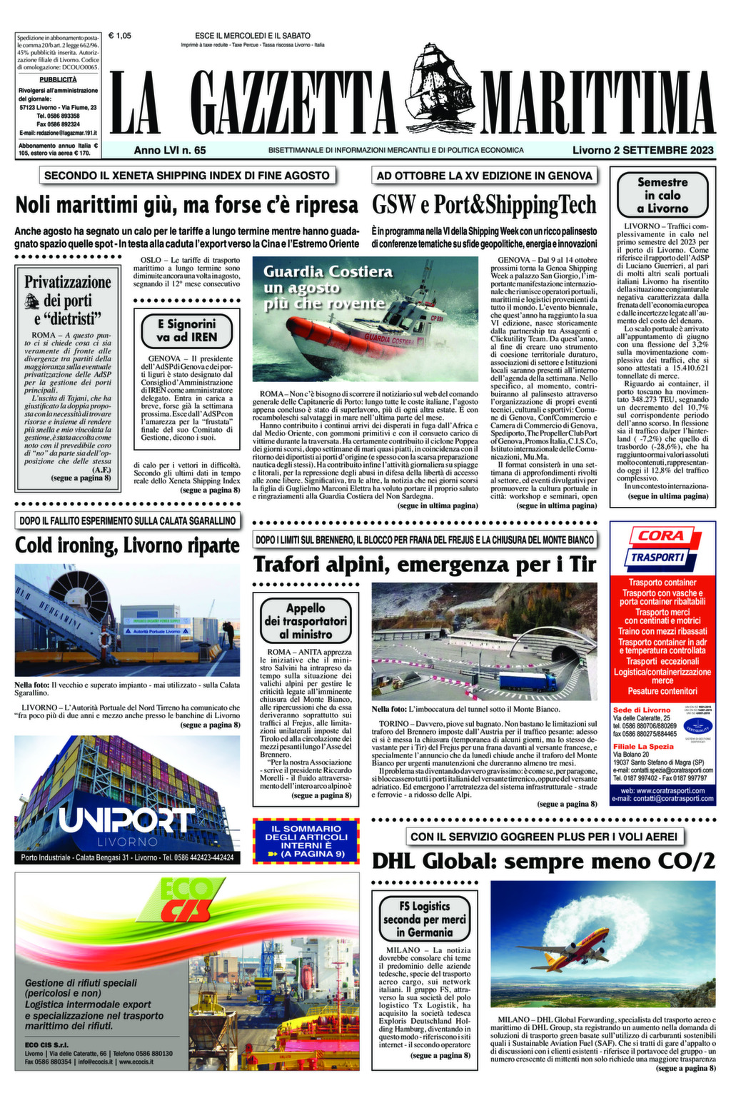 Giornale del 02-09-2023