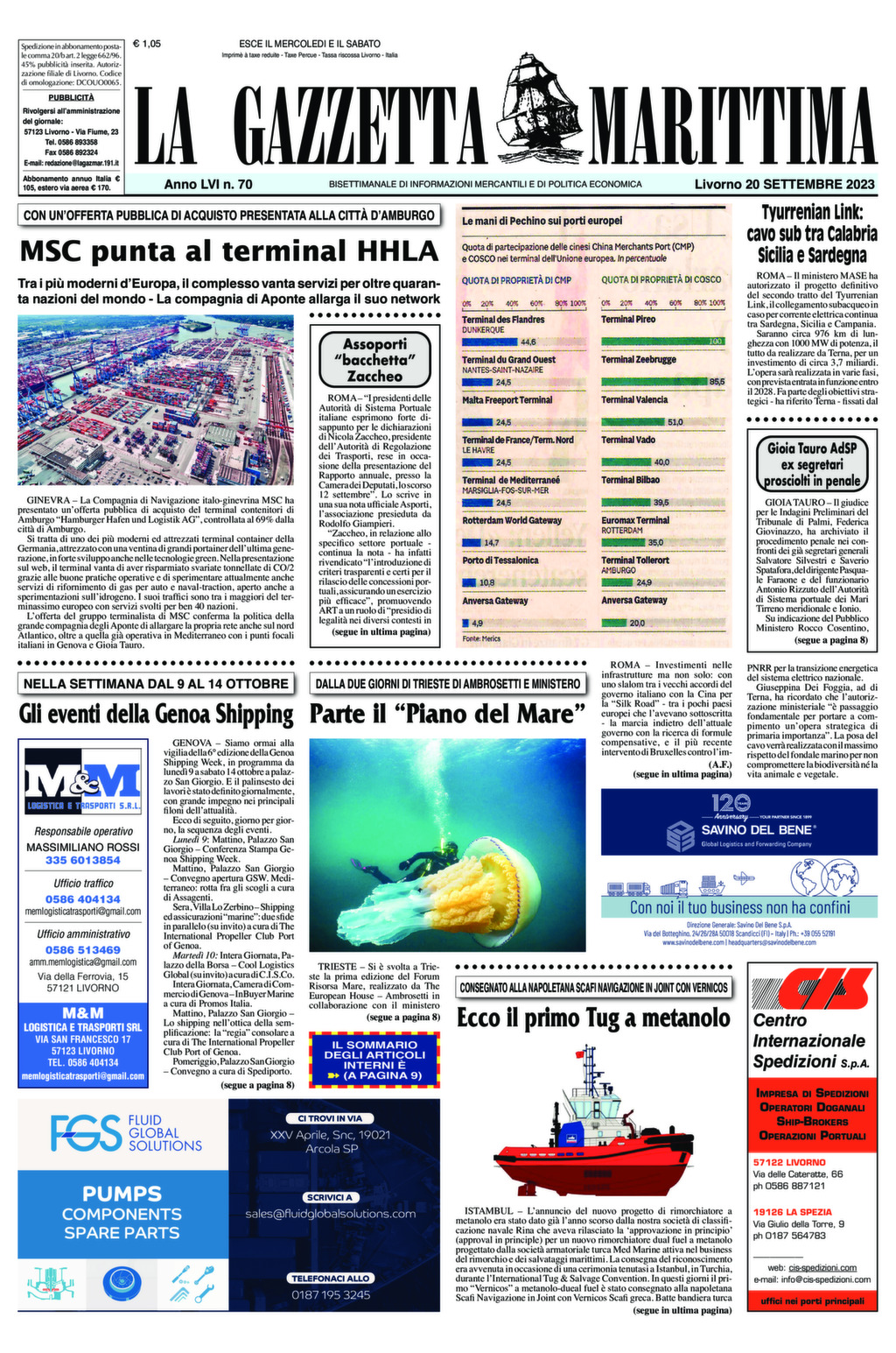 Giornale del 20-09-2023