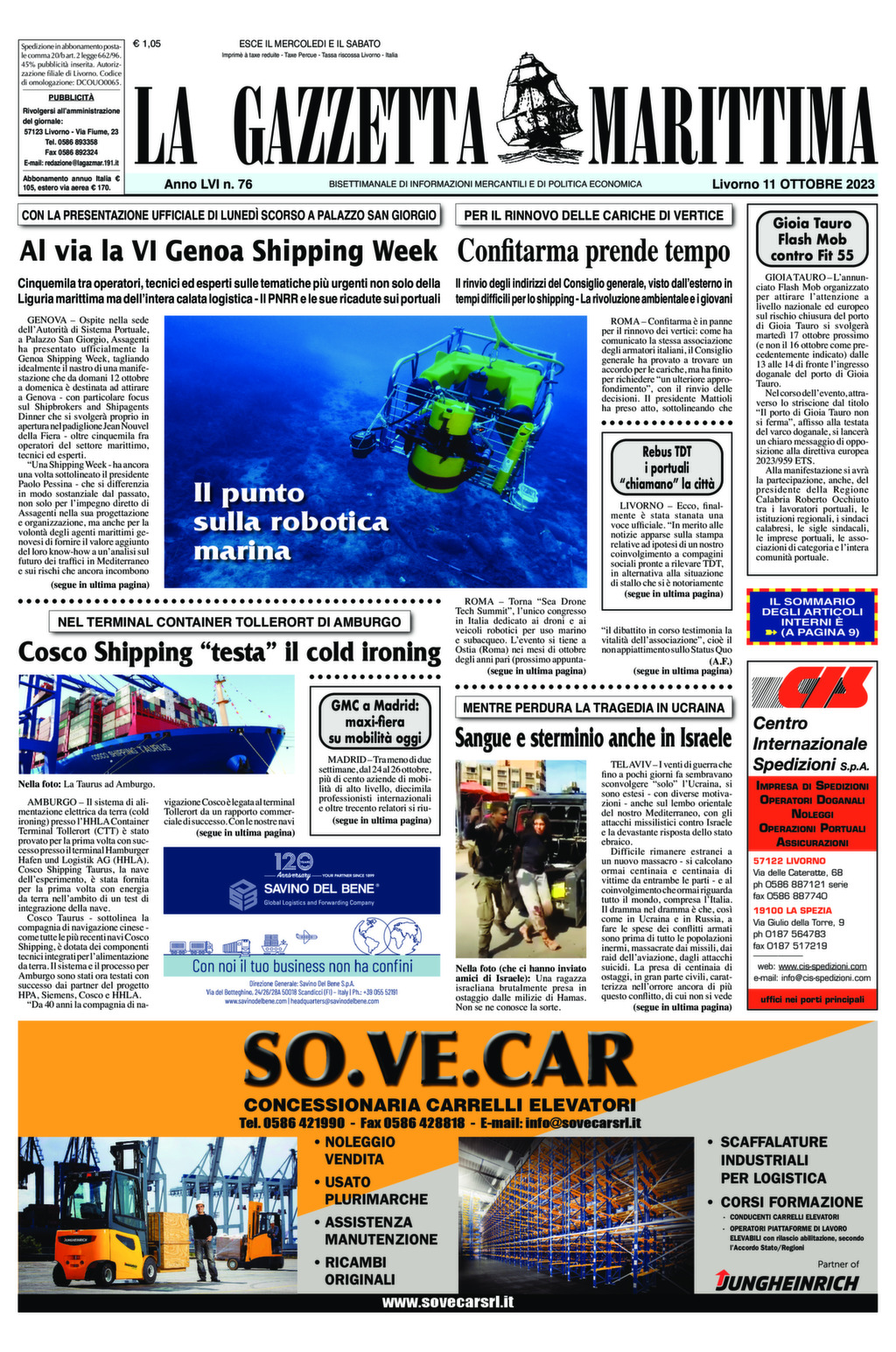 Giornale del 11-10-2023